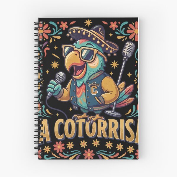 Item preview, La Cotorrisa Podcast Fan Art Funny Parrot Mascot Vintage Tour designed and sold by ByteVortex.