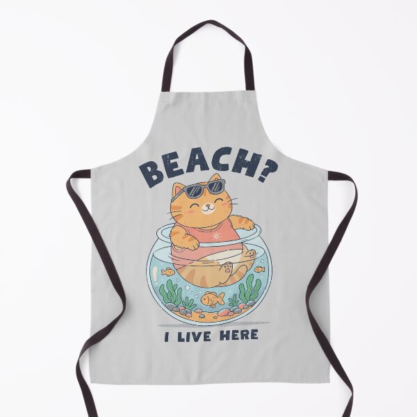 Item preview, Beach, I Live Here designed and sold by GODZILLARGE.