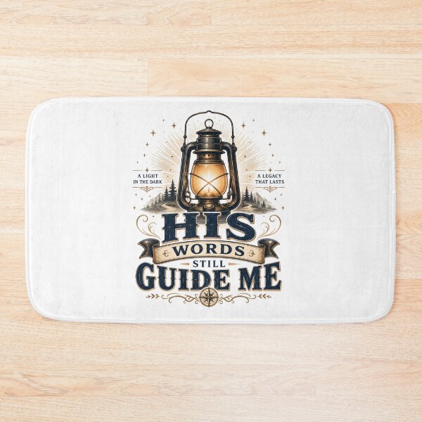 Item preview, His Words Still Guide Me | Meaningful Dad  designed and sold by pradeepvisuals.