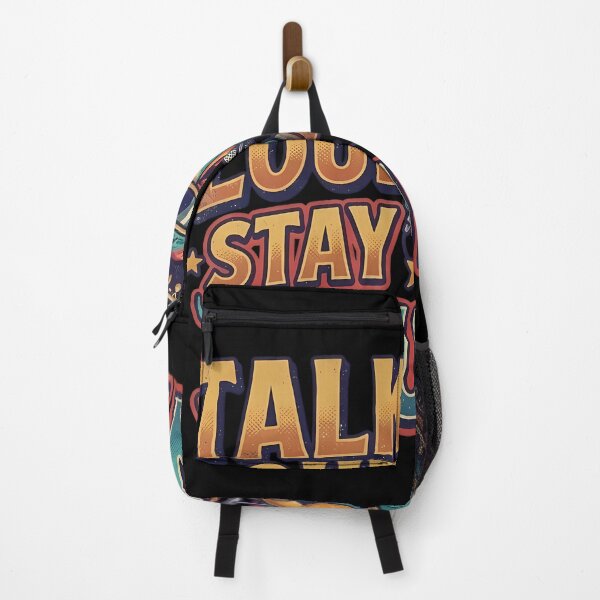 Item preview, Talk Loud Stay Funny Retro Streetwear Parrot Mascot Comedy designed and sold by ByteVortex.