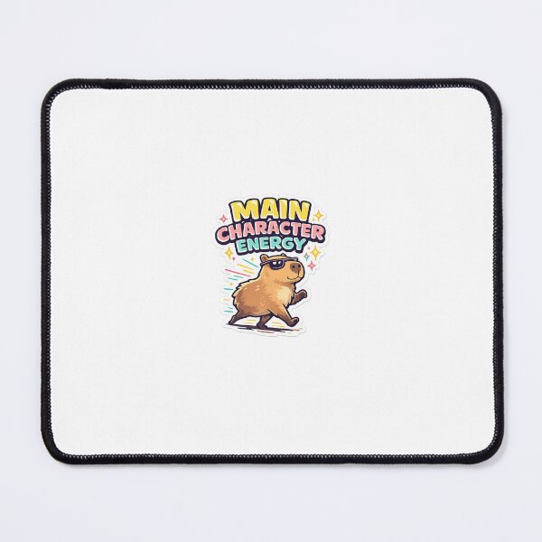 Item preview, Main Character Energy Capybara Sticker designed and sold by Dripzey.