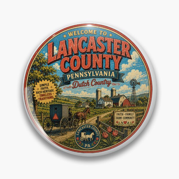 Item preview, Lancaster County, Pennsylvania - Dutch Country Amish designed and sold by The Masked Designer.
