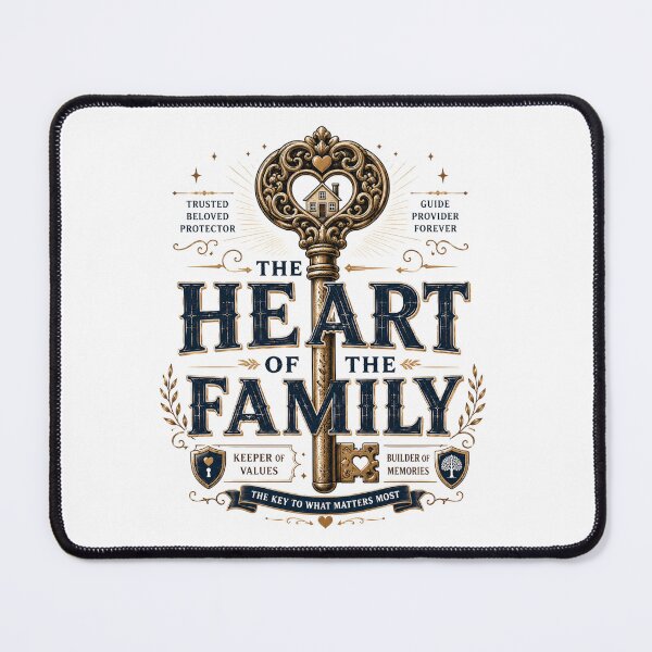 Item preview, The Heart Of The Family Dad  | Father's Day Tribute designed and sold by pradeepvisuals.