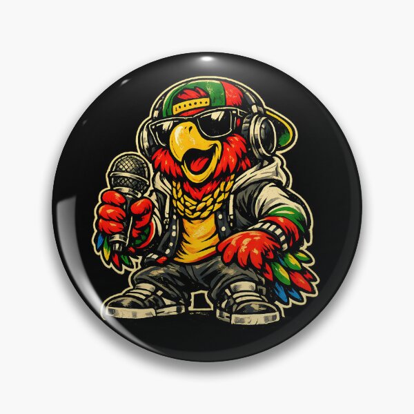 Item preview, Streetwear Parrot Retro Cartoon Bird Graphic designed and sold by ByteVortex.