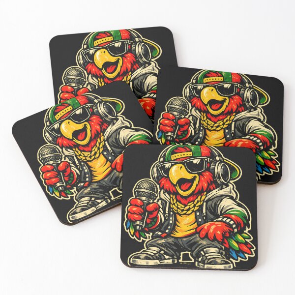 Item preview, Streetwear Parrot Retro Cartoon Bird Graphic designed and sold by ByteVortex.
