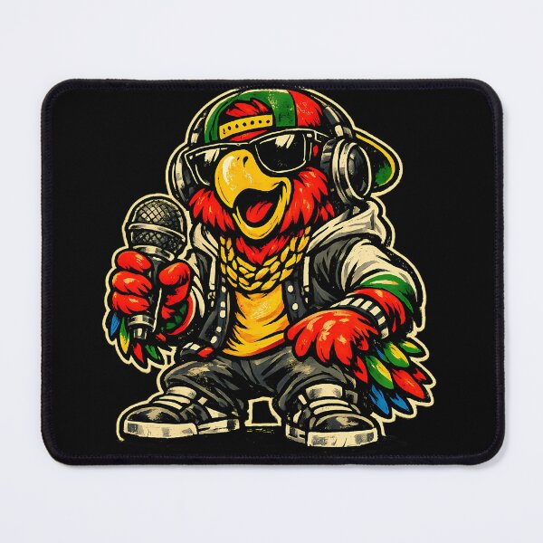 Item preview, Streetwear Parrot Retro Cartoon Bird Graphic designed and sold by ByteVortex.