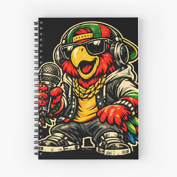 Item preview, Streetwear Parrot Retro Cartoon Bird Graphic designed and sold by ByteVortex.
