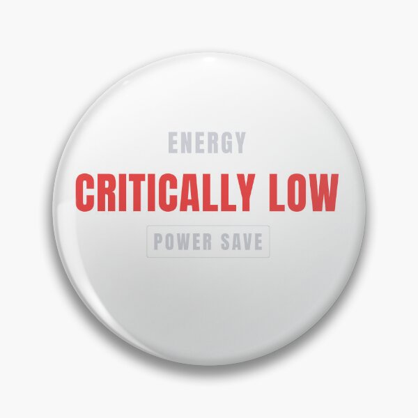 Item preview, Energy Critically Low Minimalist Tech Design designed and sold by HeartAndArtShop.