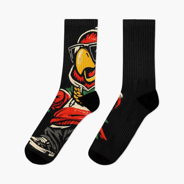 Item preview, Retro Streetwear Cartoon Parrot Bird Graphic designed and sold by ByteVortex.