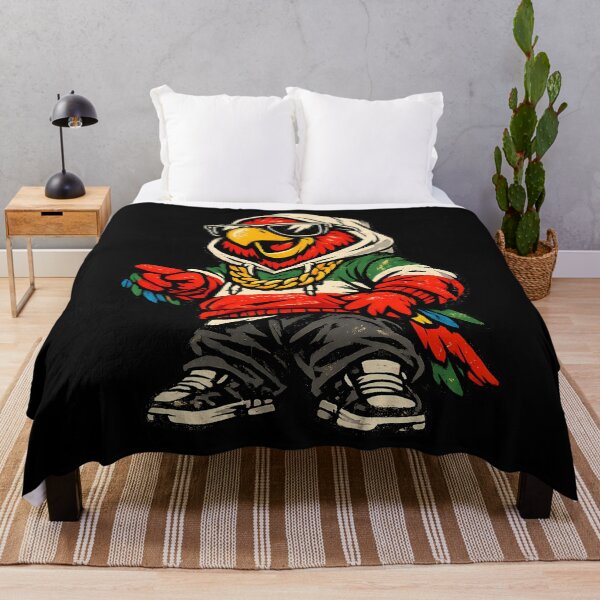 Item preview, Retro Streetwear Cartoon Parrot Bird Graphic designed and sold by ByteVortex.