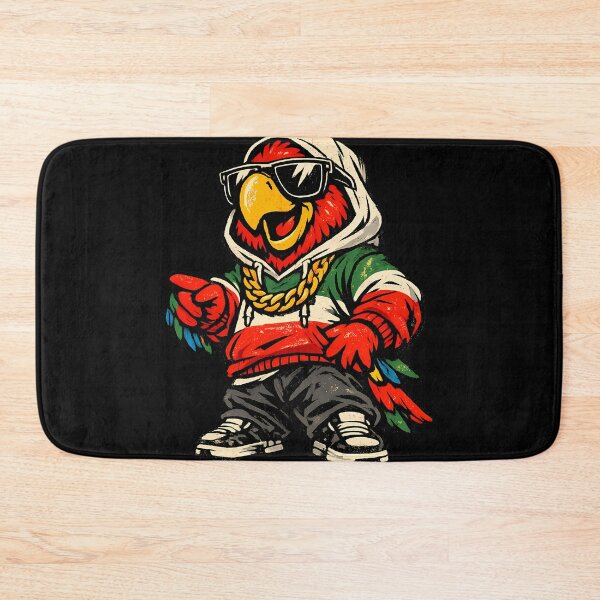 Item preview, Retro Streetwear Cartoon Parrot Bird Graphic designed and sold by ByteVortex.