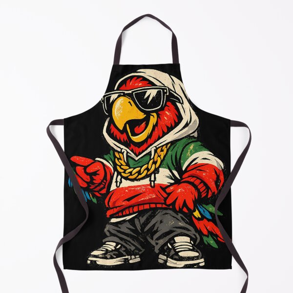 Item preview, Retro Streetwear Cartoon Parrot Bird Graphic designed and sold by ByteVortex.