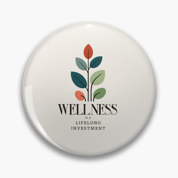 Item preview, Wellness Is A Lifelong Investment - Minimalist Quote Typography Design Growth designed and sold by AmoebaPress.