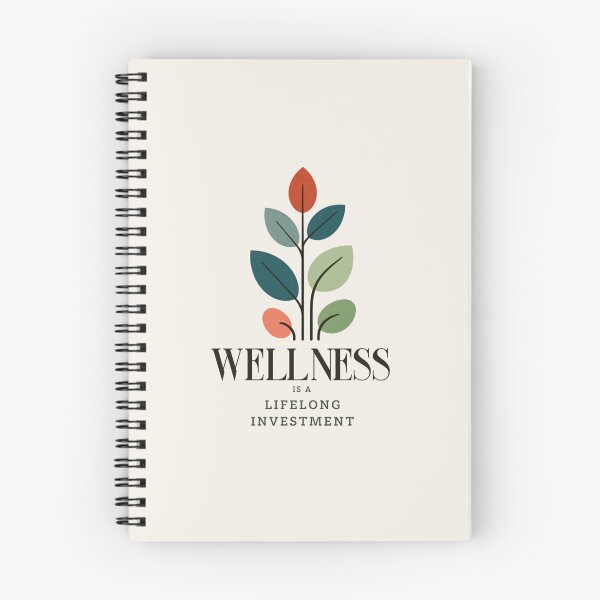 Item preview, Wellness Is A Lifelong Investment - Minimalist Quote Typography Design Growth designed and sold by AmoebaPress.