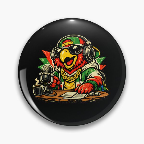 Item preview, Streetwear Parrot Mascot Comedy designed and sold by ByteVortex.