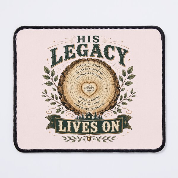 Item preview, His Legacy Lives On Dad | Family Heritage designed and sold by pradeepvisuals.