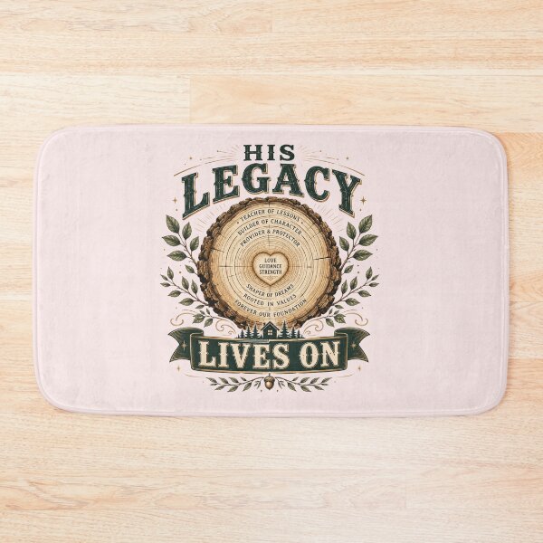 Item preview, His Legacy Lives On Dad  | Family Heritage  designed and sold by pradeepvisuals.