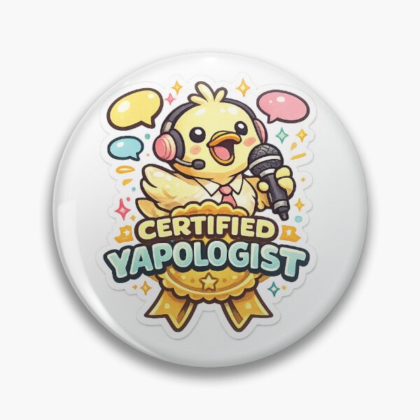 Item preview, Certified Yapologist Duck Sticker designed and sold by Dripzey.