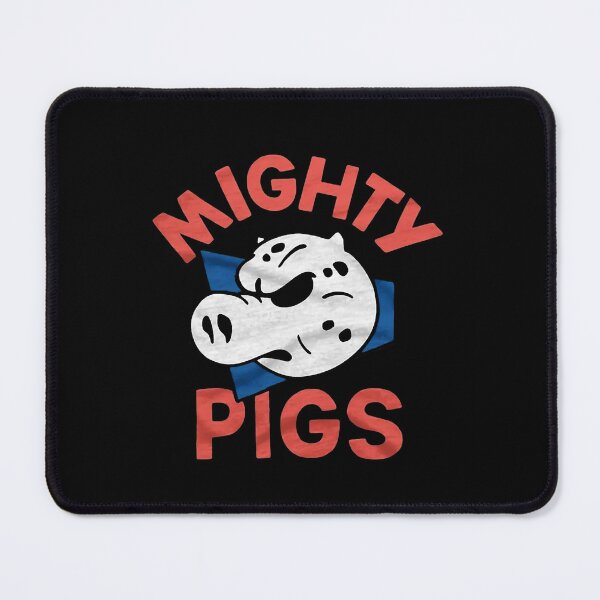 Item preview, Retro Hockey Team Mighty Pigs Mascot Logo designed and sold by Cactused.