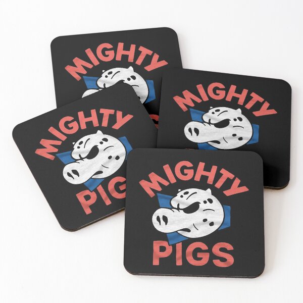 Item preview, Retro Hockey Team Mighty Pigs Mascot Logo designed and sold by Cactused.