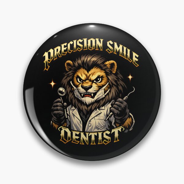 Item preview, Gothic Lion Dentist Precision Smile Dental Professional Appreciation Gift National Dentist Day Orthodontist Oral Surgeon Dental Hygienist Motivation Design designed and sold by ClinicalHubs.