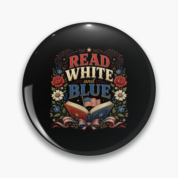 Item preview, Read White Blue Since 1776 Patriotic Bookworm 4th of July designed and sold by OlakunleOloroz.