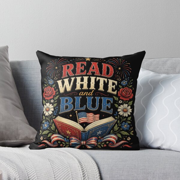 Item preview, Read White Blue Since 1776 Patriotic Bookworm 4th of July designed and sold by OlakunleOloroz.