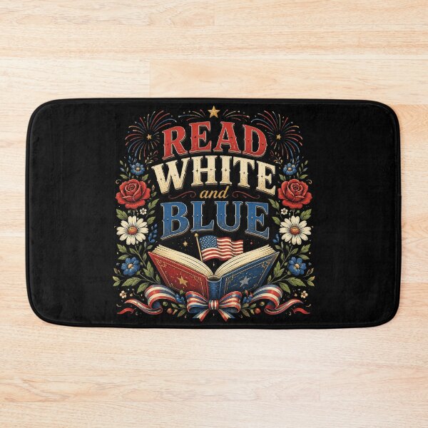 Item preview, Read White Blue Since 1776 Patriotic Bookworm 4th of July designed and sold by OlakunleOloroz.