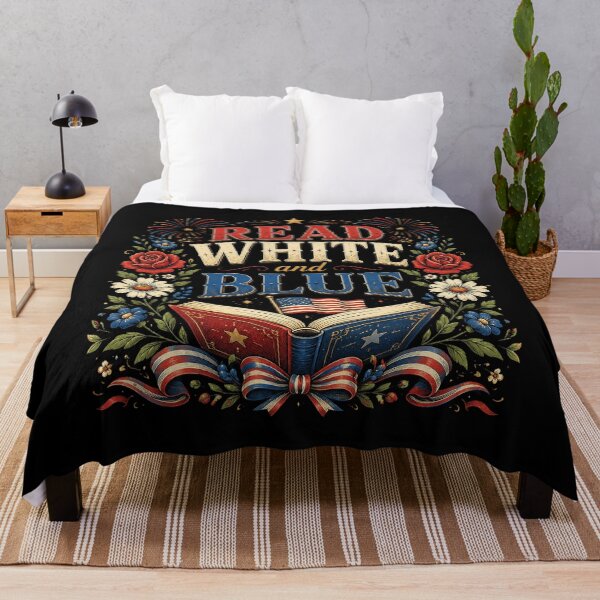 Item preview, Read White Blue Since 1776 Patriotic Bookworm 4th of July designed and sold by OlakunleOloroz.