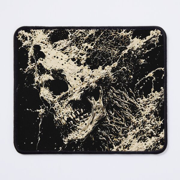 Item preview, vintage pulp art evil skull designed and sold by aliraweb.