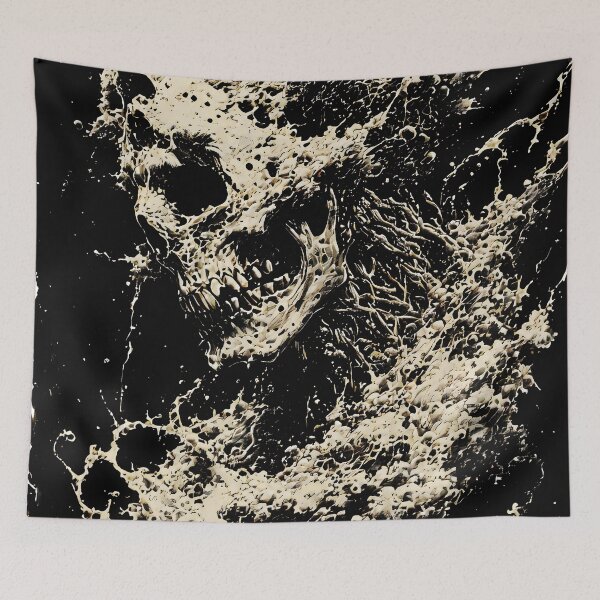 Item preview, vintage pulp art evil skull designed and sold by aliraweb.