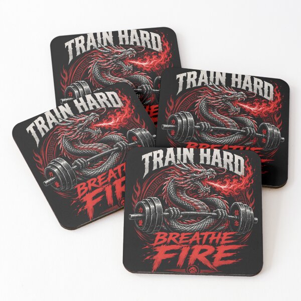 Item preview, Train Hard Breathe Fire Dragon designed and sold by Vexorask.