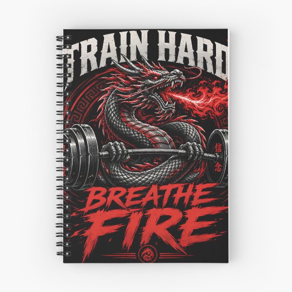Item preview, Train Hard Breathe Fire Dragon designed and sold by Vexorask.