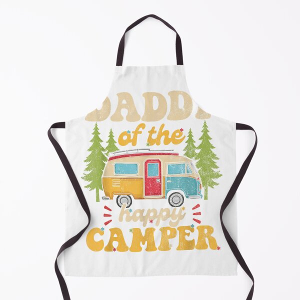Item preview, Daddy of Happy Camper 1st Birthday Party Retro Daddy T-Shirt designed and sold by DArtfulStudio.