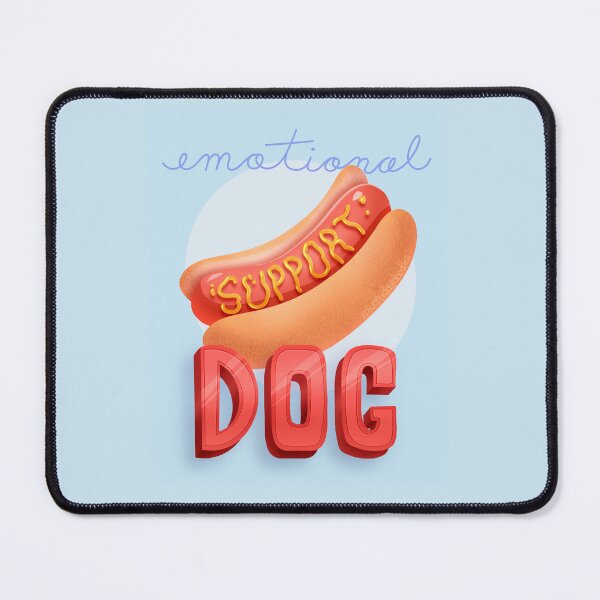 Item preview, Emotional Support Dog Hotdog designed and sold by Sunnydaydoodlez.