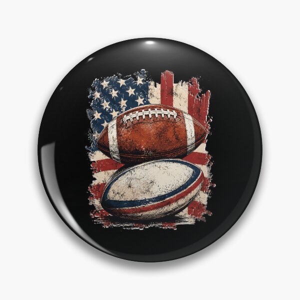 Item preview, Retro Vintage Football Independence Day 4th Of July designed and sold by OlakunleOloroz.