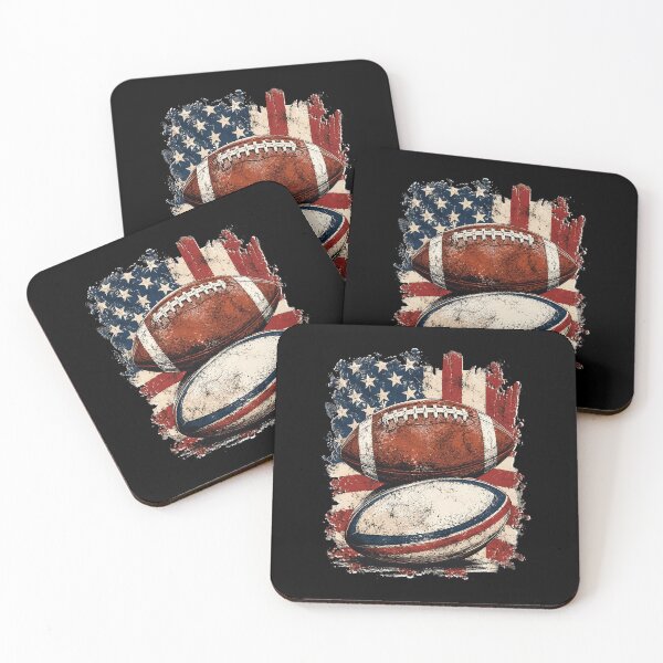 Item preview, Retro Vintage Football Independence Day 4th Of July designed and sold by OlakunleOloroz.