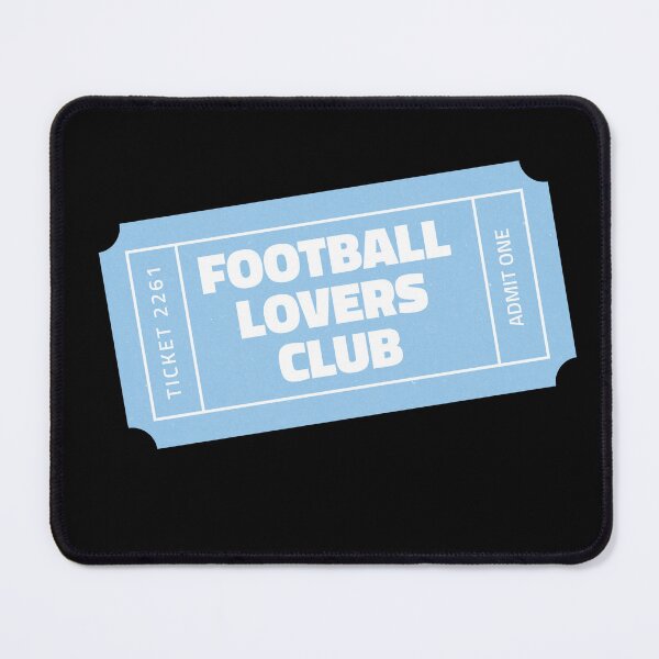 Item preview, Football Lovers Club Ticket - blue designed and sold by Hello Bee Bee.