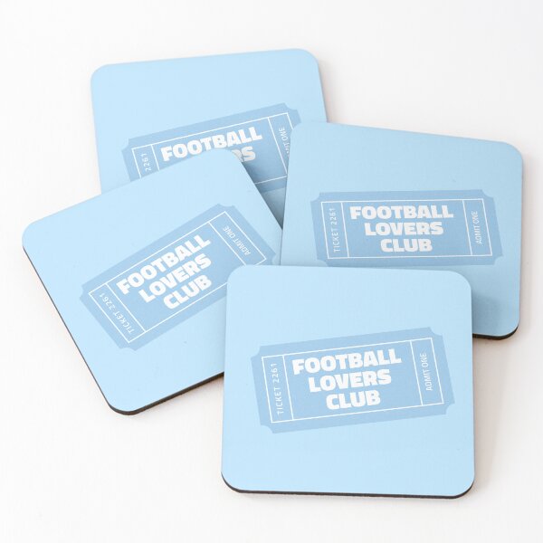 Item preview, Football Lovers Club Ticket - blue designed and sold by Hello Bee Bee.