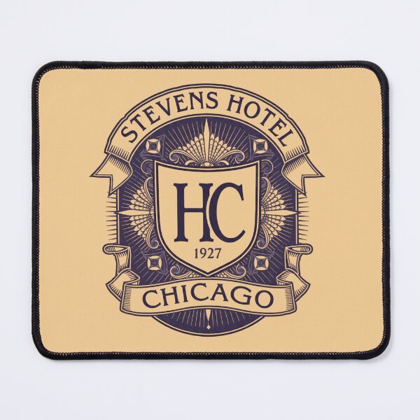 Item preview, Stevens Hotel Chicago vintage crest emblem from 1927 designed and sold by Rue Market.
