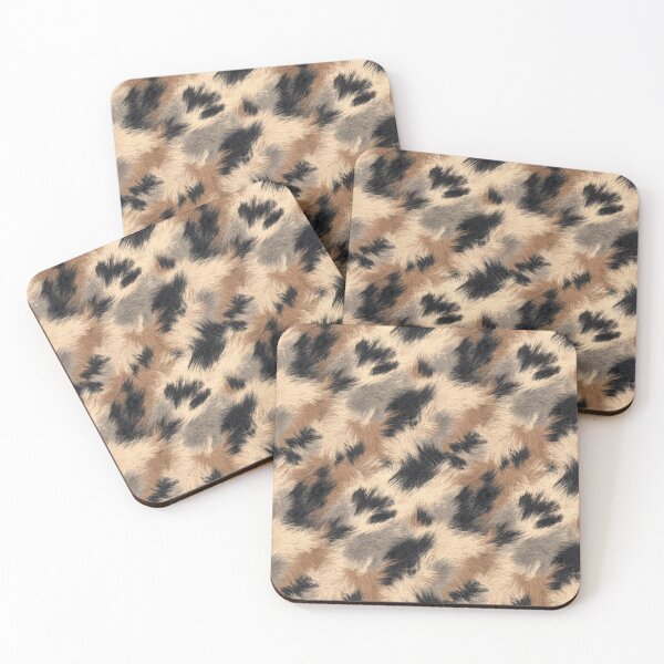 Item preview, Realistic Tricolor Patchwork Faux Fur designed and sold by arteresting-art.