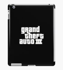 Grand Theft Auto III logo iPad Case/Skin