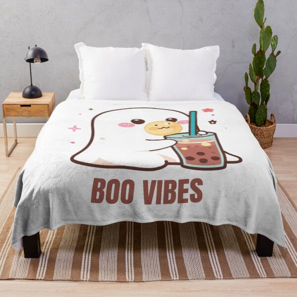 Item preview, Boo Vibes - Cute Bubble Tea Ghost designed and sold by BrokenVibe.
