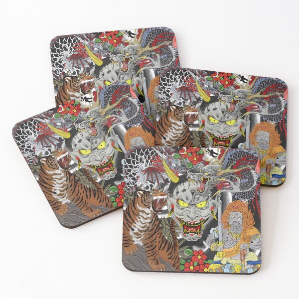Item preview, Yakuza Back Tattoos designed and sold by CanisSorbus.