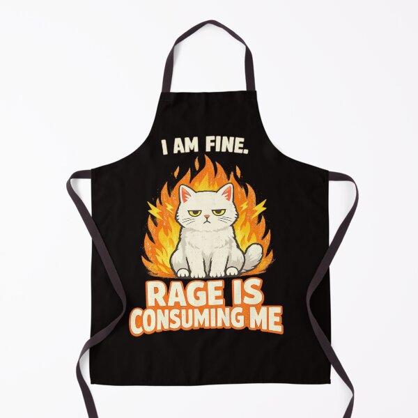 Item preview, Rage Is Consuming Me Cat designed and sold by FrameFlow.