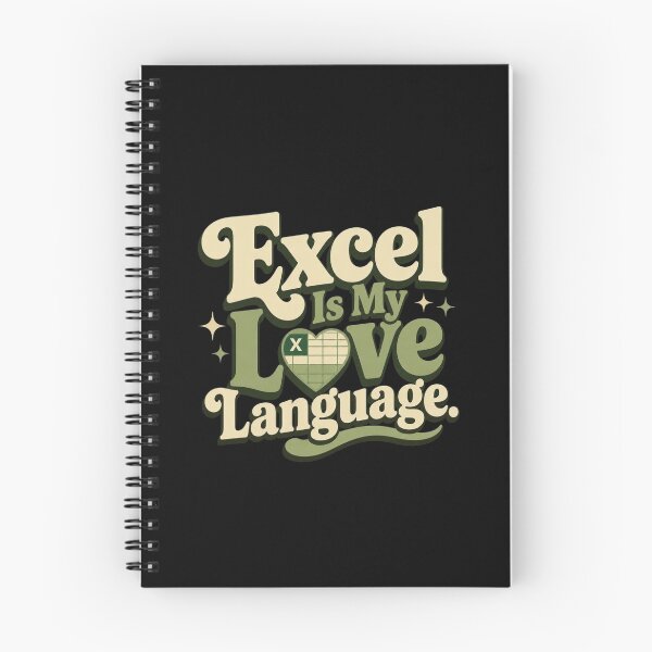 Item preview, Excel Is My Love Language. | Funny Office Humor Retro Quote designed and sold by Irene Catchmind.