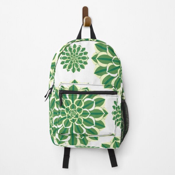 Item preview, Minimalist Aeonium Emerald Ice Vector Graphic Retro Streetwear(Pattern) designed and sold by GreenDivisionJP.