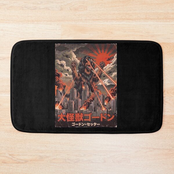 Item preview, Gordon Setter Dogzilla Japanese Fuji Art Dog Owner designed and sold by DoodleTortle.