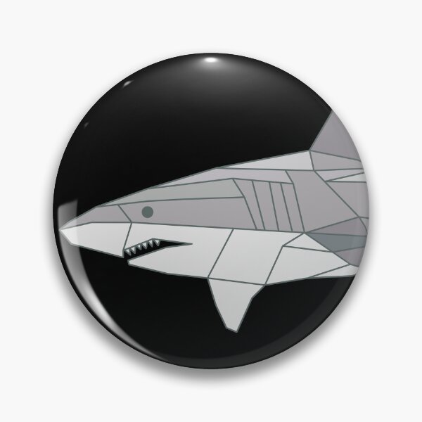 Item preview, Polygon Great White Shark designed and sold by Lifer Art and Design.