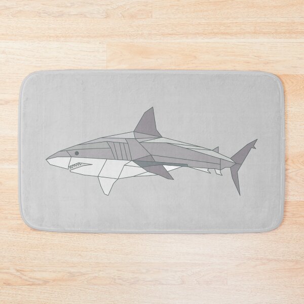 Item preview, Polygon Great White Shark designed and sold by Lifer Art and Design.